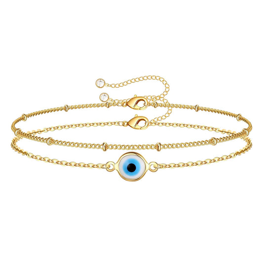 Stainless steel "Evil Eye" bracelet, Intensity