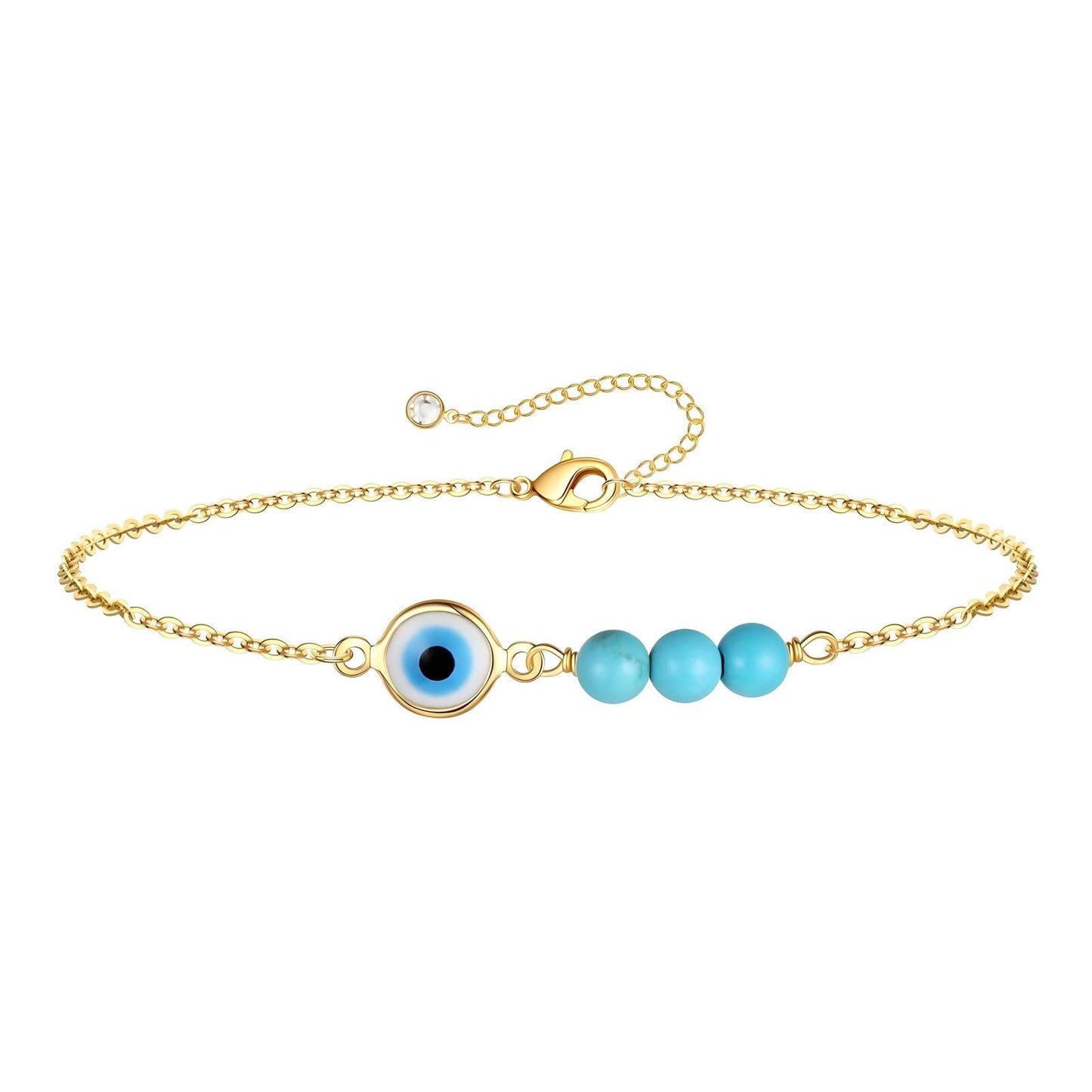 Stainless steel "Evil Eye" bracelet, Intensity